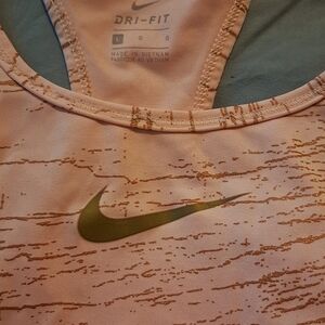 Large Pink Gold NIKE sporta Bra